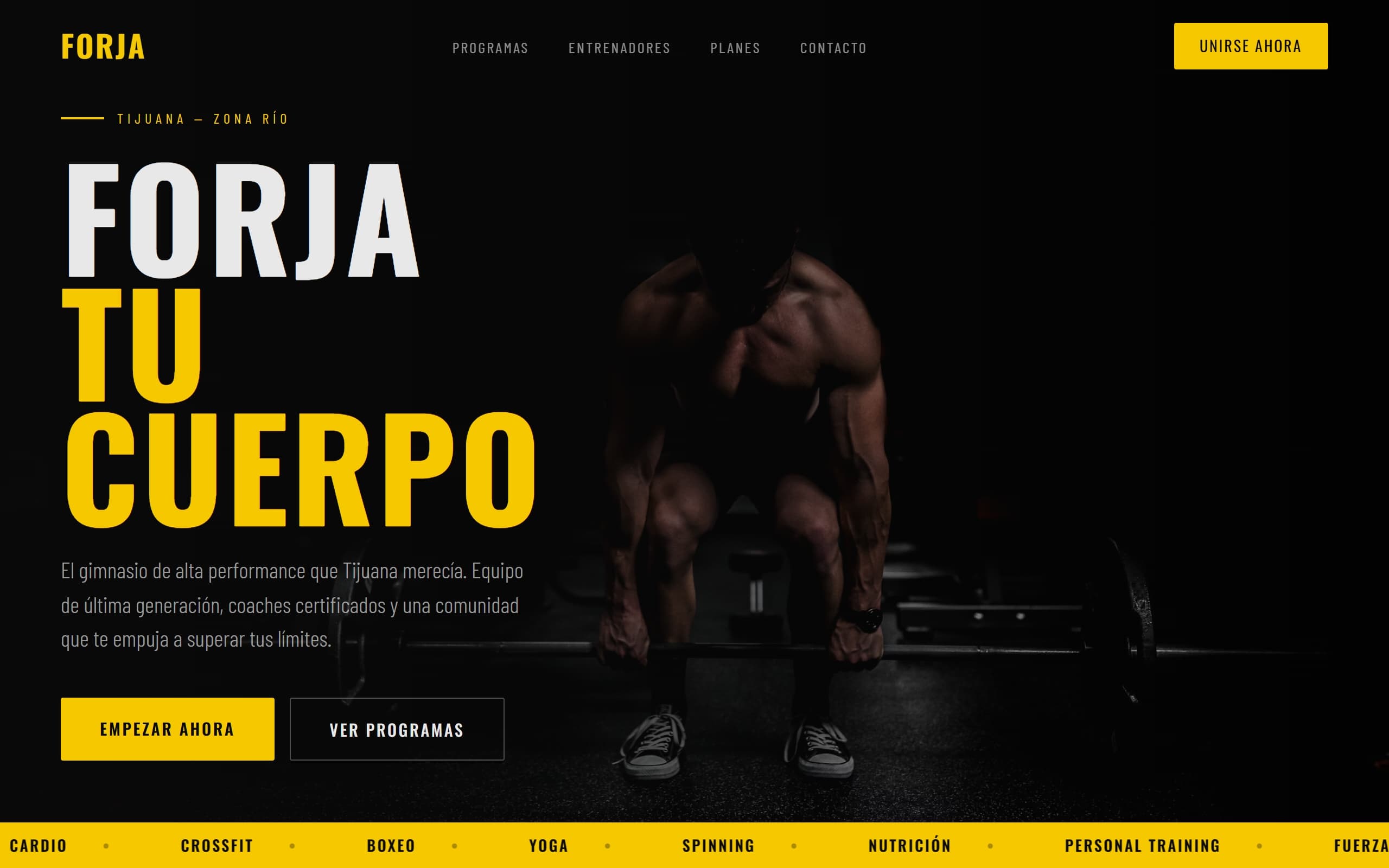 Preview de FORJA GYM