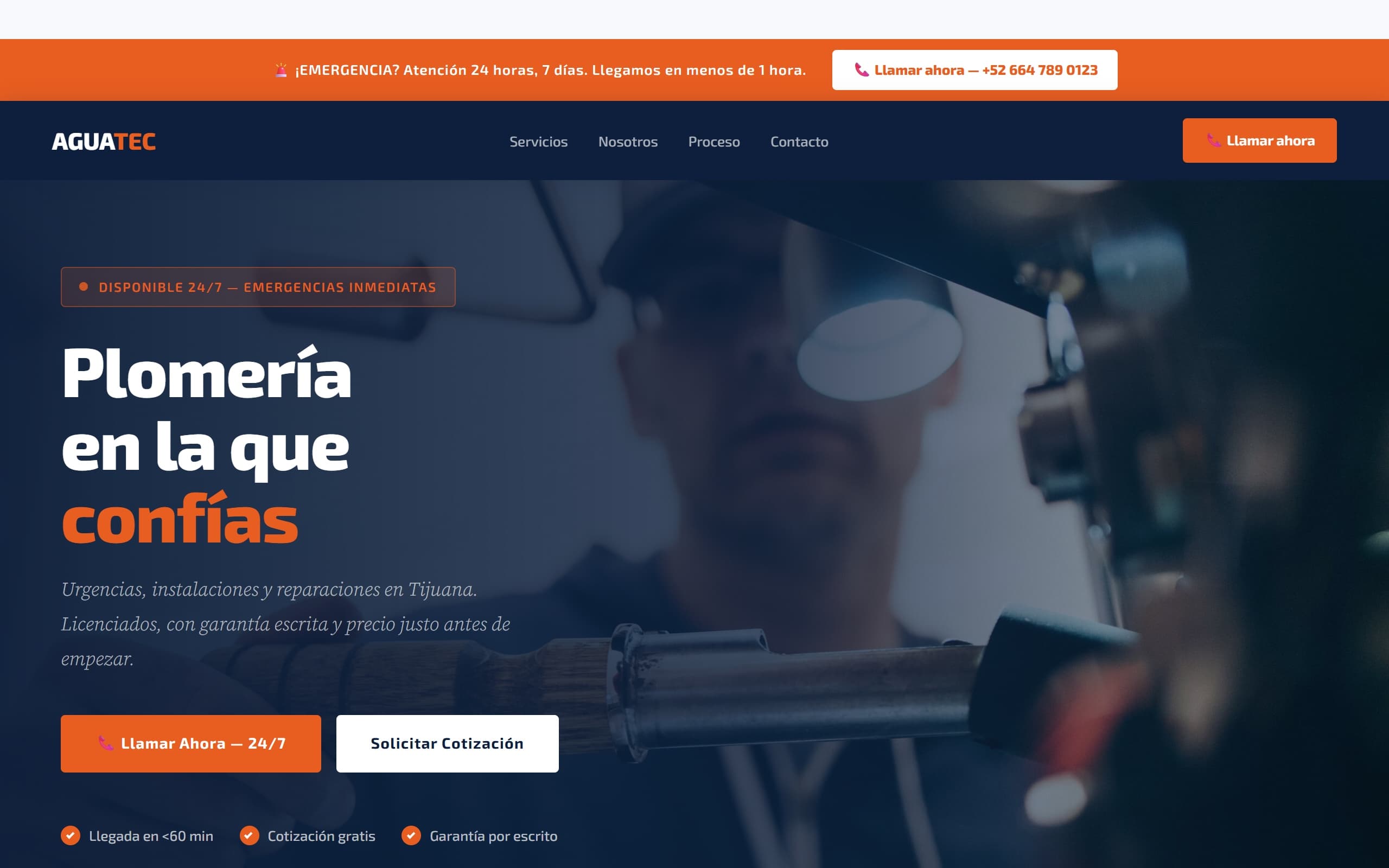 Preview de Aguatec Plomería